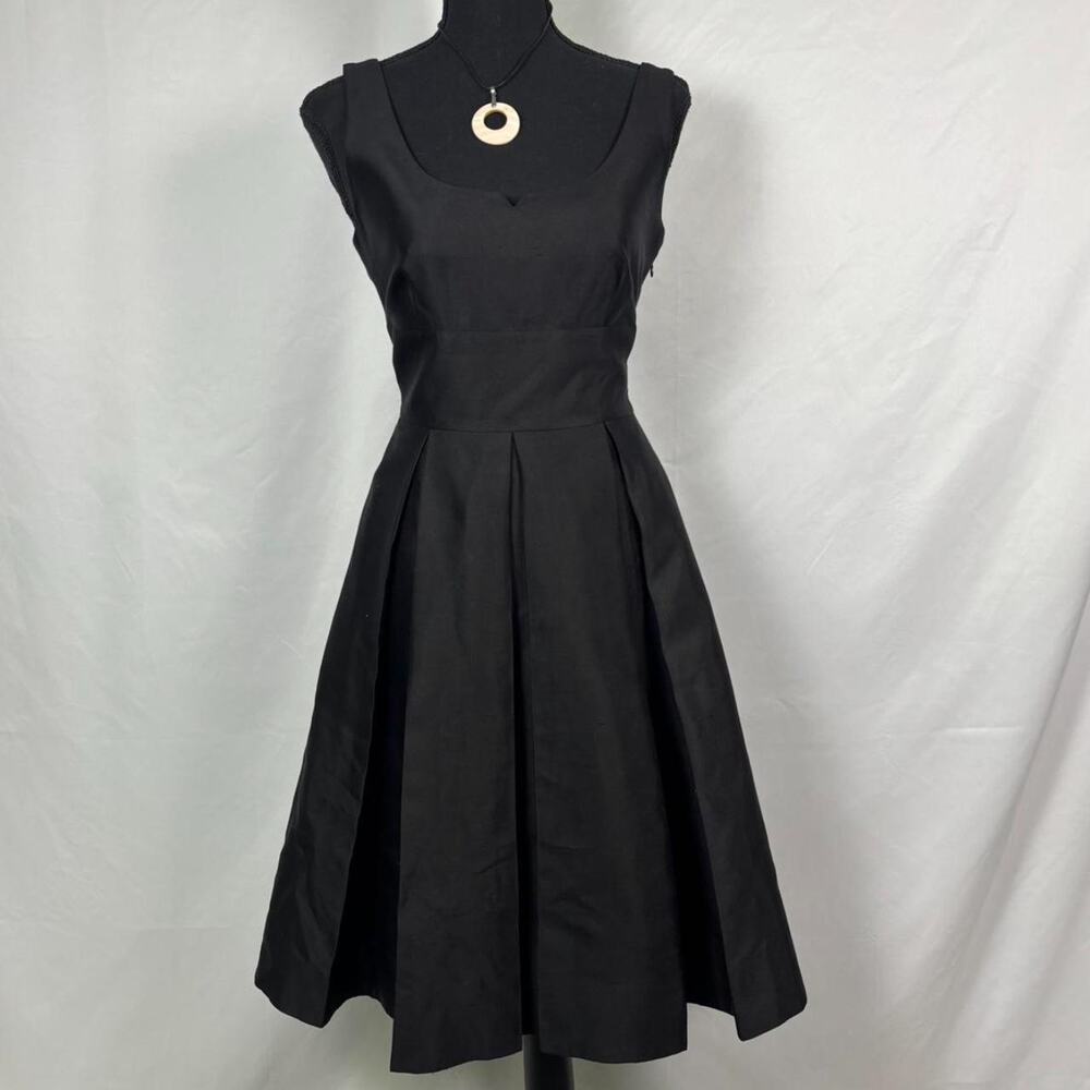 Kate Spade A-line black midi dress